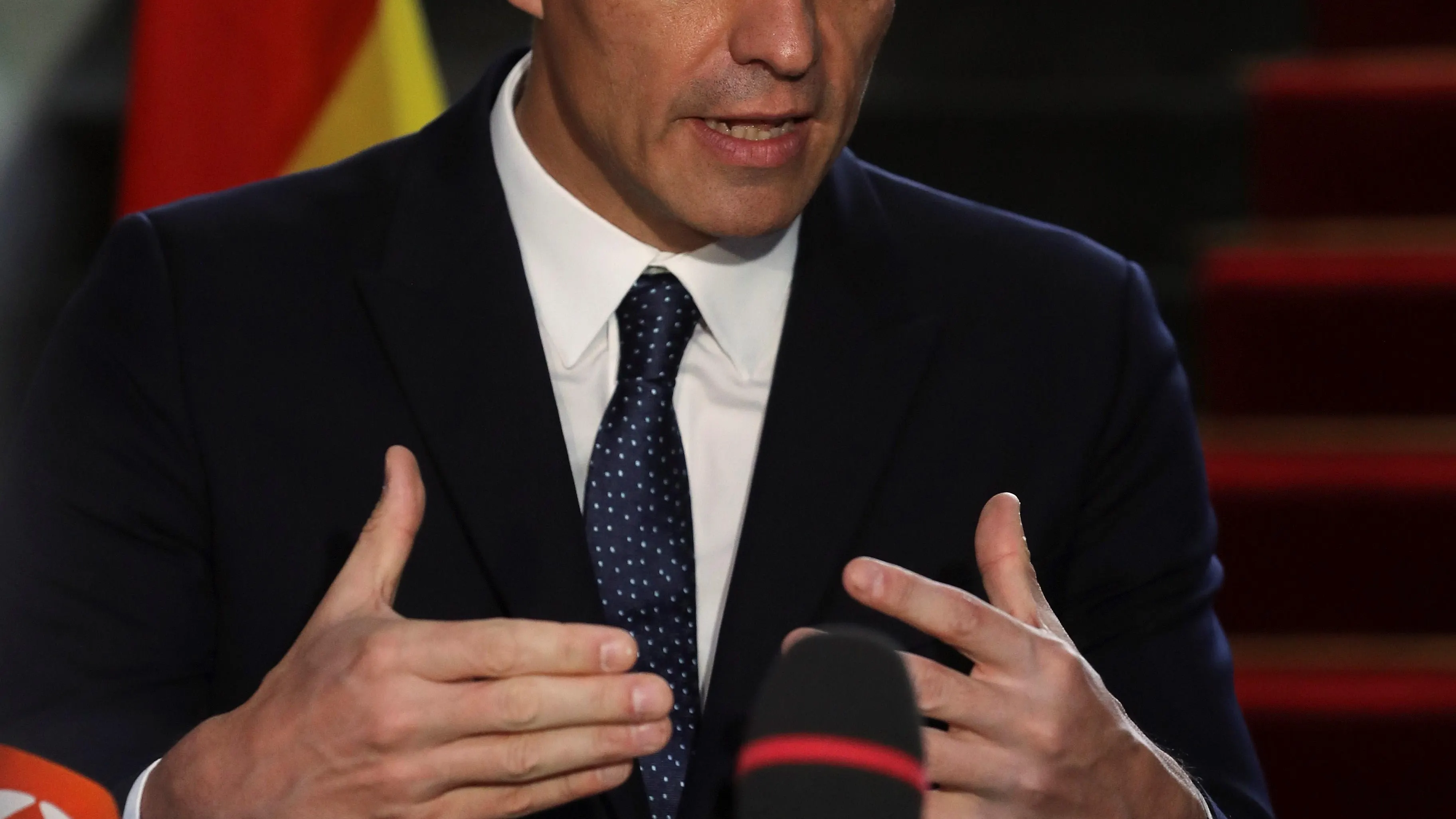 El presidente del Gobierno, Pedro Sánchez