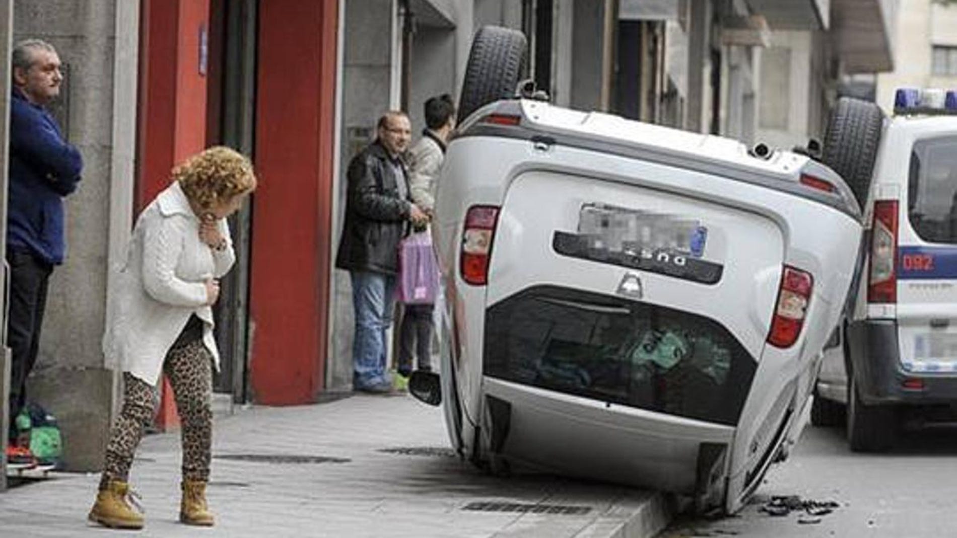 Accidente en ciudad