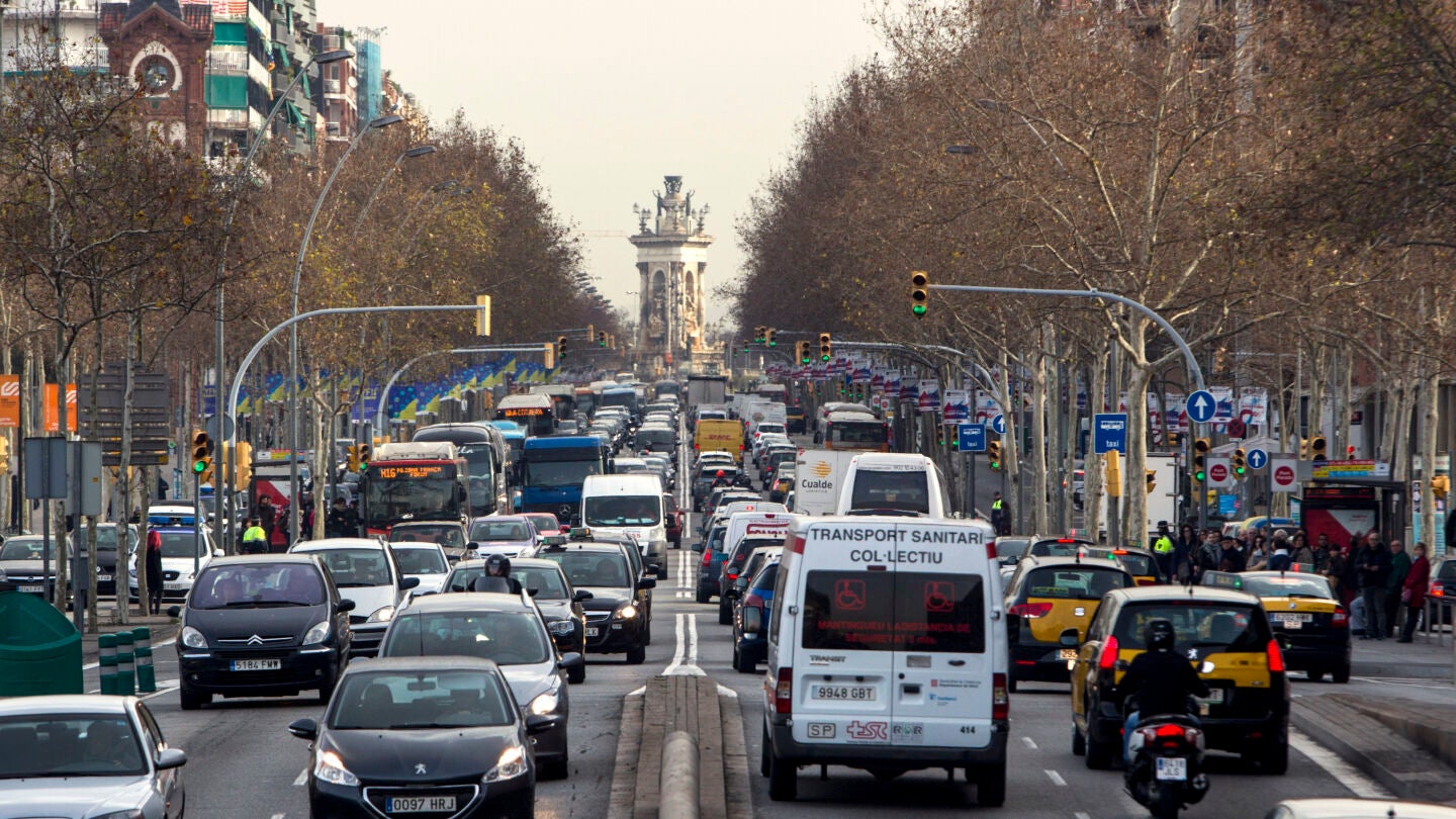 Tr&aacute;fico en Barcelona