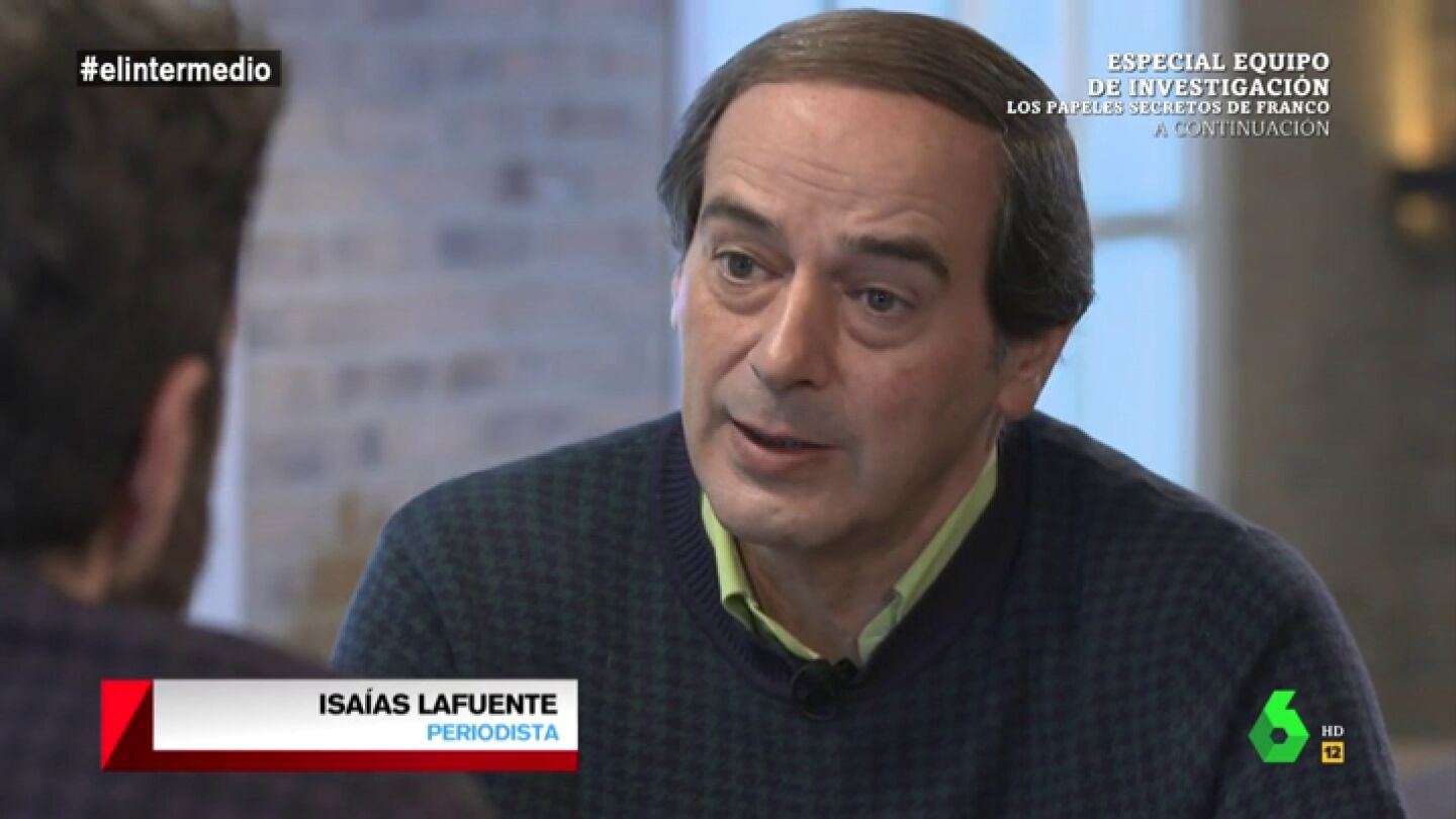 Isa&iacute;as Lafuente: "Es indigno que Casado le diga a los nietos de las v&iacute;ctimas del franquismo que desenterrar a su abuelo de la cuneta es cosa de carcas"