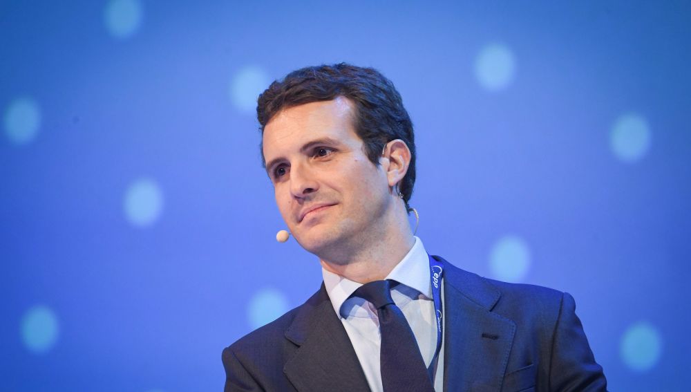 El líder del Partido Popular (PP), Pablo Casado