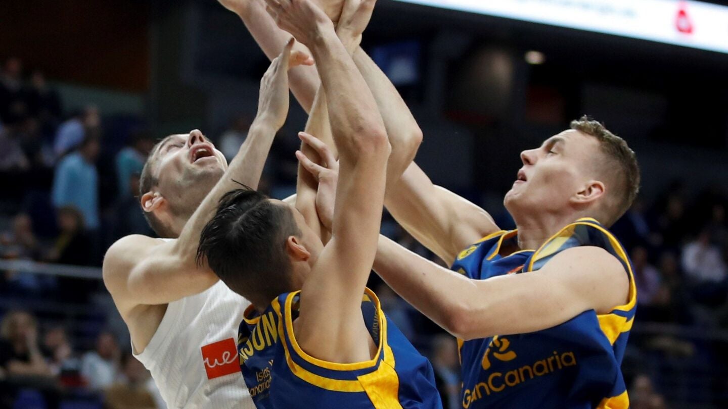 Momento del partido entre Real Madrid y Herbalife Gran Canaria