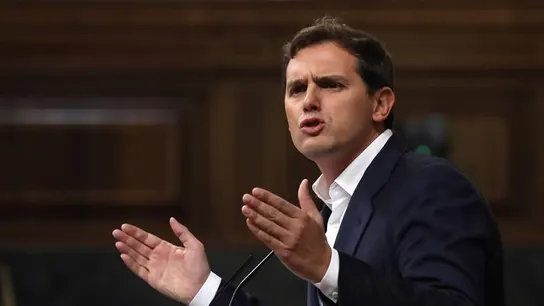El líder de Ciudadanos, Albert Rivera, en la sesión de control en el Congreso El líder de Ciudadanos, Albert Rivera, en la sesión de control en el Congreso