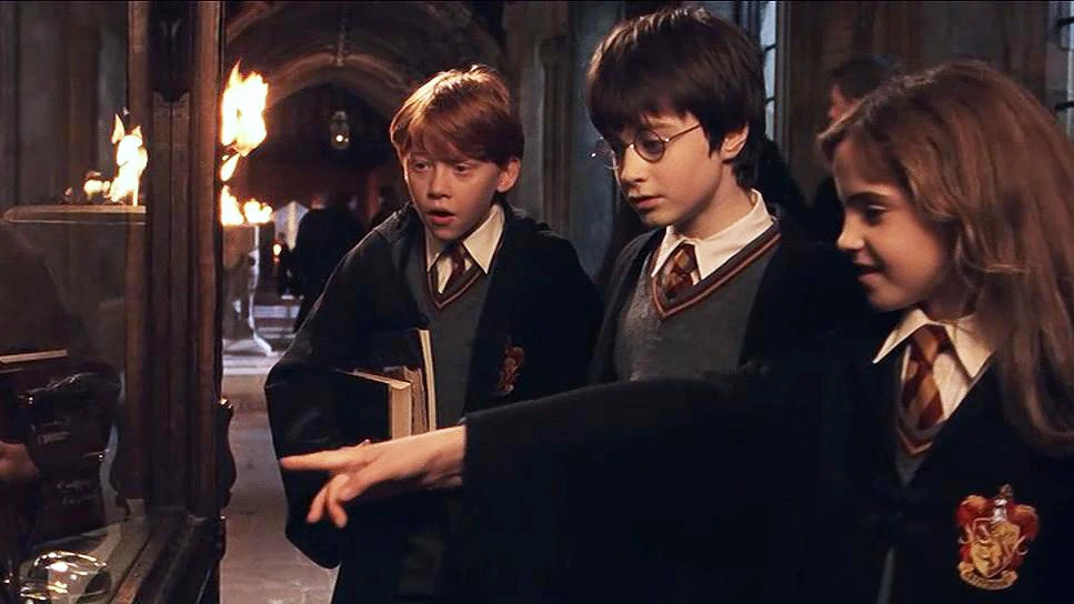 Hermione, Harry Potter y Ron Hermione, Harry Potter y Ron