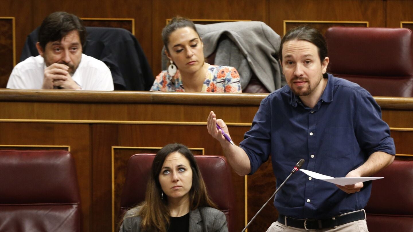 El l&iacute;der de Podemos, Pablo Iglesias