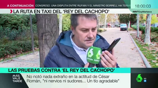 Habla el taxista que llevó a 'el rey del cachopo' a la nave en la que hallaron el torso de Heidi: "Era una maleta pesada, pero no olía a nada" Habla el taxista que llevó a 'el rey del cachopo' a la nave en la que hallaron el torso de Heidi: "Era una maleta pesada, pero no olía a nada"