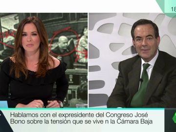 José Bono: "Rufián se ve obligadO a hacer un papel y representar una función en el Parlamento" José Bono: "Rufián se ve obligadO a hacer un papel y representar una función en el Parlamento"