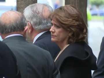 La ministra Dolores Delgado en un acto con el rey este jueves en Madrid La ministra Dolores Delgado en un acto con el rey este jueves en Madrid