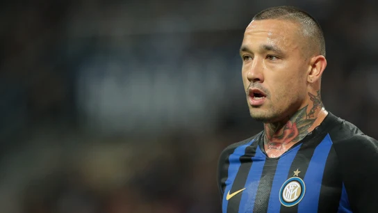 Nainggolan, durante un partido cuando militaba en el Inter Nainggolan, durante un partido con el Inter