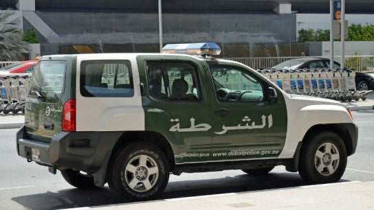 Coche de la Polic&iacute;a de Dubai