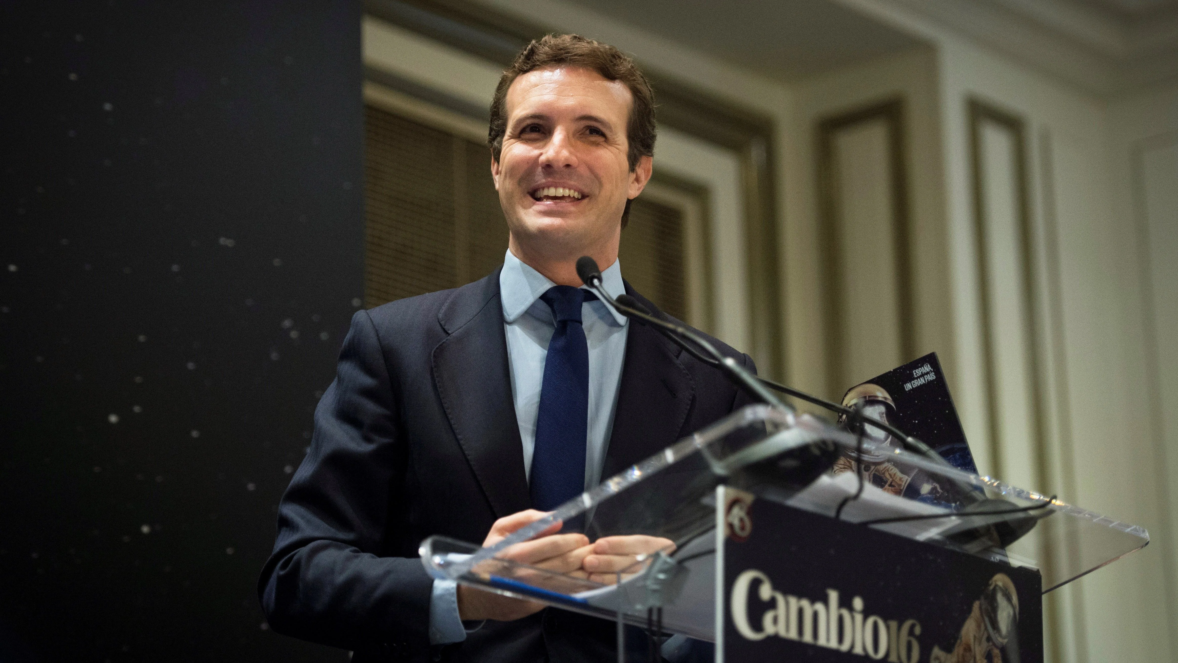 El presidente del Partido Popular (PP), Pablo Casado,