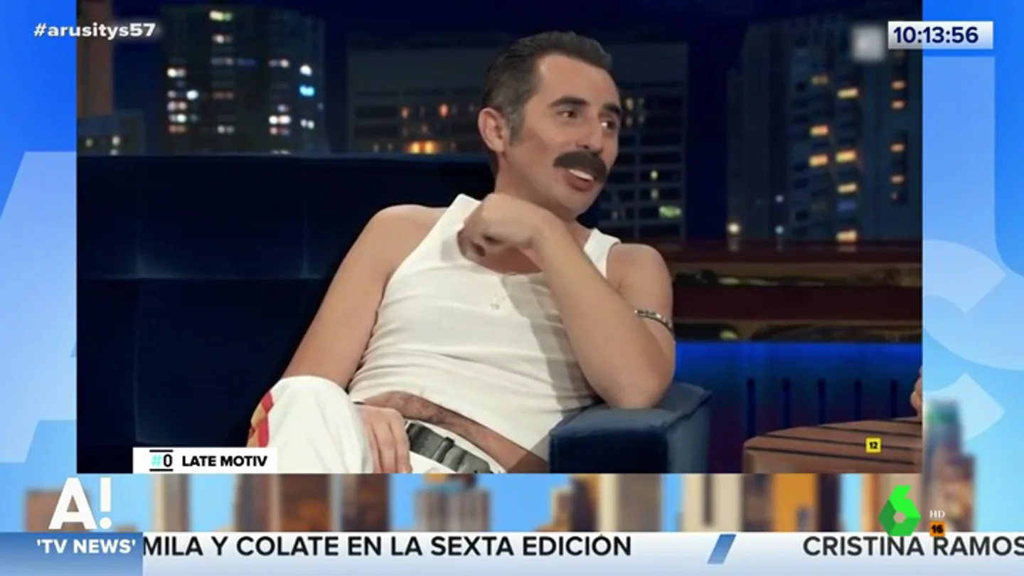 Berto Romero se mete en la piel de Freddie Mercury para hablar de 'Bohemian Rhapsody' Berto Romero se mete en la piel de Freddie Mercury para hablar de 'Bohemian Rhapsody'