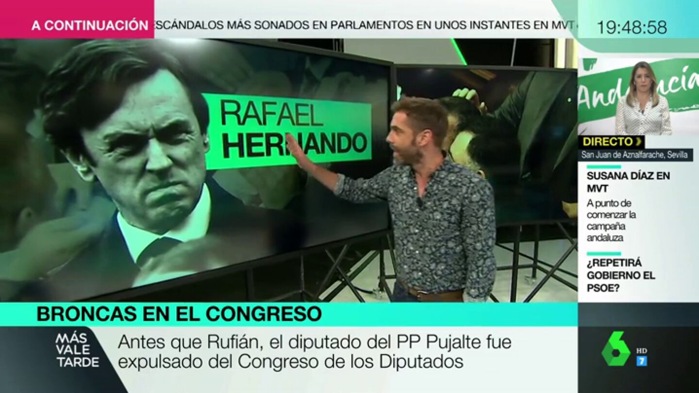 Mart&iacute;nez Pujalte, Labordeta, Rafael Hernando... repasamos los rifirrafes m&aacute;s sonados de la historia reciente del Congreso