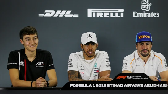 Fernando Alonso en su última rueda de prensa Fernando Alonso en su última rueda de prensa