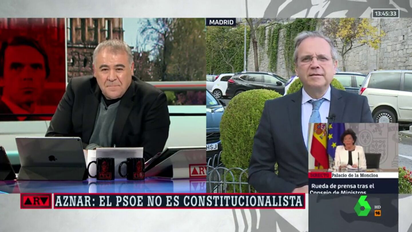 Carmona carga contra Aznar: "Perteneci&oacute; a una organizaci&oacute;n falangista y de un partido fundado por franquistas. Lecciones de constitucionalismo al PSOE, las justas"