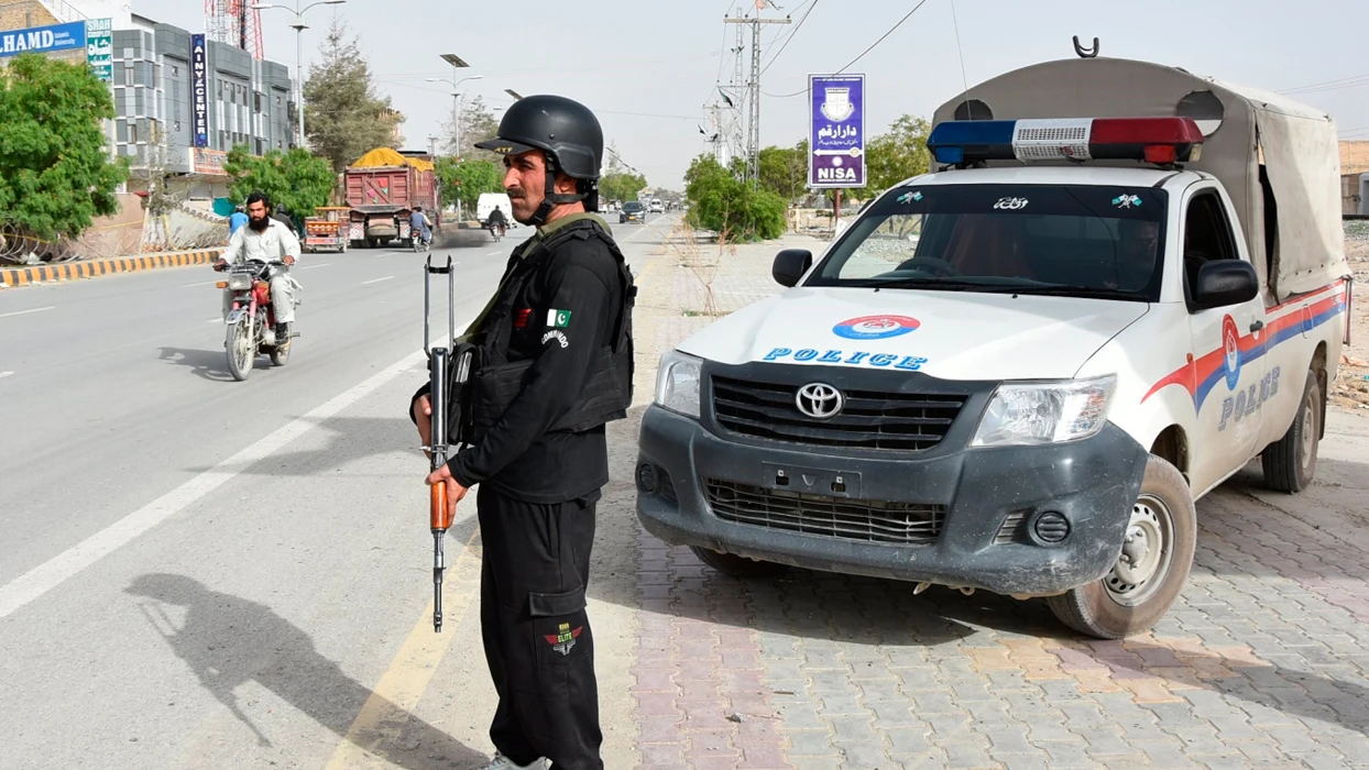 Imagen de archivo de un policía de Pakistán