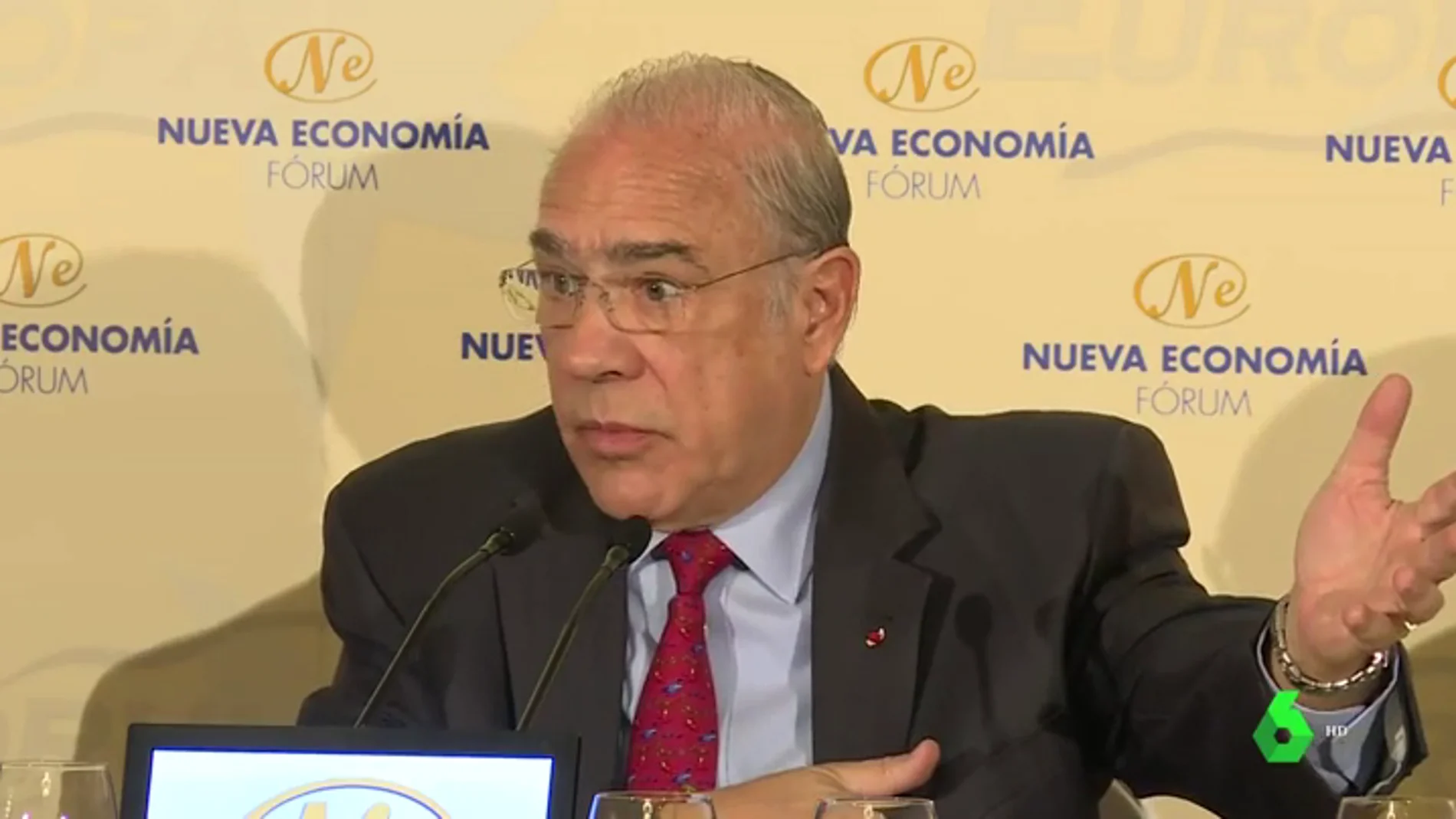 Ángel Gurría, presidente de la OCDE