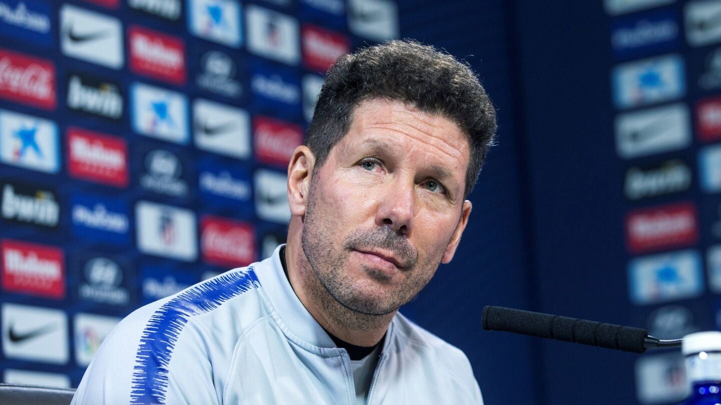 Simeone comparece ante los medios de comunicaci&oacute;n