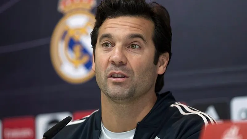 Santiago Solari, en rueda de prensa