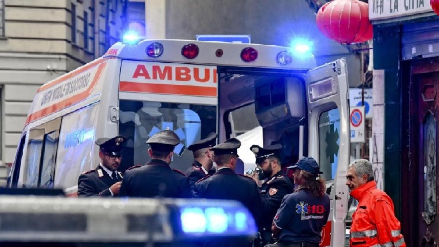 Imagen de archivo de una ambulancia italiana 