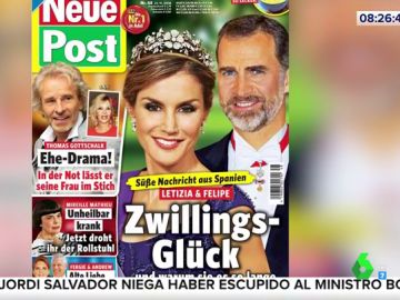 La reina Letizia y el rey Felipe VI esperan gemelos La reina Letizia y el rey Felipe VI esperan gemelos