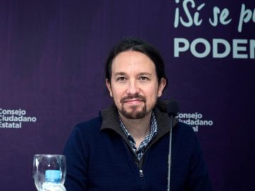El líder de Podemos, Pablo Iglesias