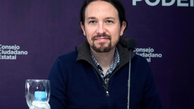 El líder de Podemos, Pablo Iglesias