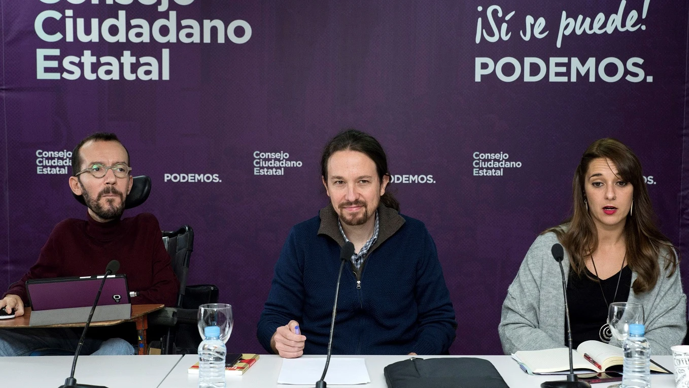 Iglesias en el Consejo Ciudadano Estatal de Podemos