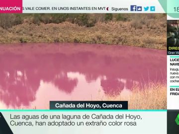 Un otoño entre colores vivos: una laguna de Cañada del Hoyo amanece de color rosa, y te explicamos por qué Un otoño entre colores vivos: una laguna de Cañada del Hoyo amanece de color rosa, y te explicamos por qué