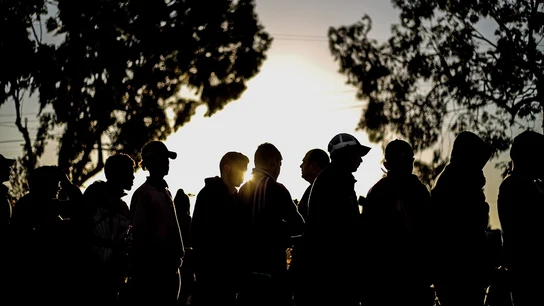 Miembros de la caravana de migrantes que se dirige a EEUU Miembros de la caravana de migrantes que se dirige a EEUU