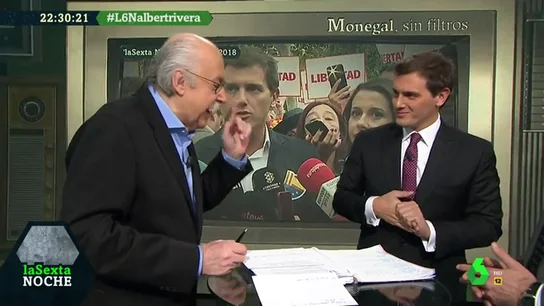 El 'enfado' de Ferrán Monegal con Albert Rivera por quitar lazos amarillos: "Inés Arrimadas no estaba de acuerdo" El 'enfado' de Ferrán Monegal con Albert Rivera por quitar lazos amarillos: "Inés Arrimadas no estaba de acuerdo"