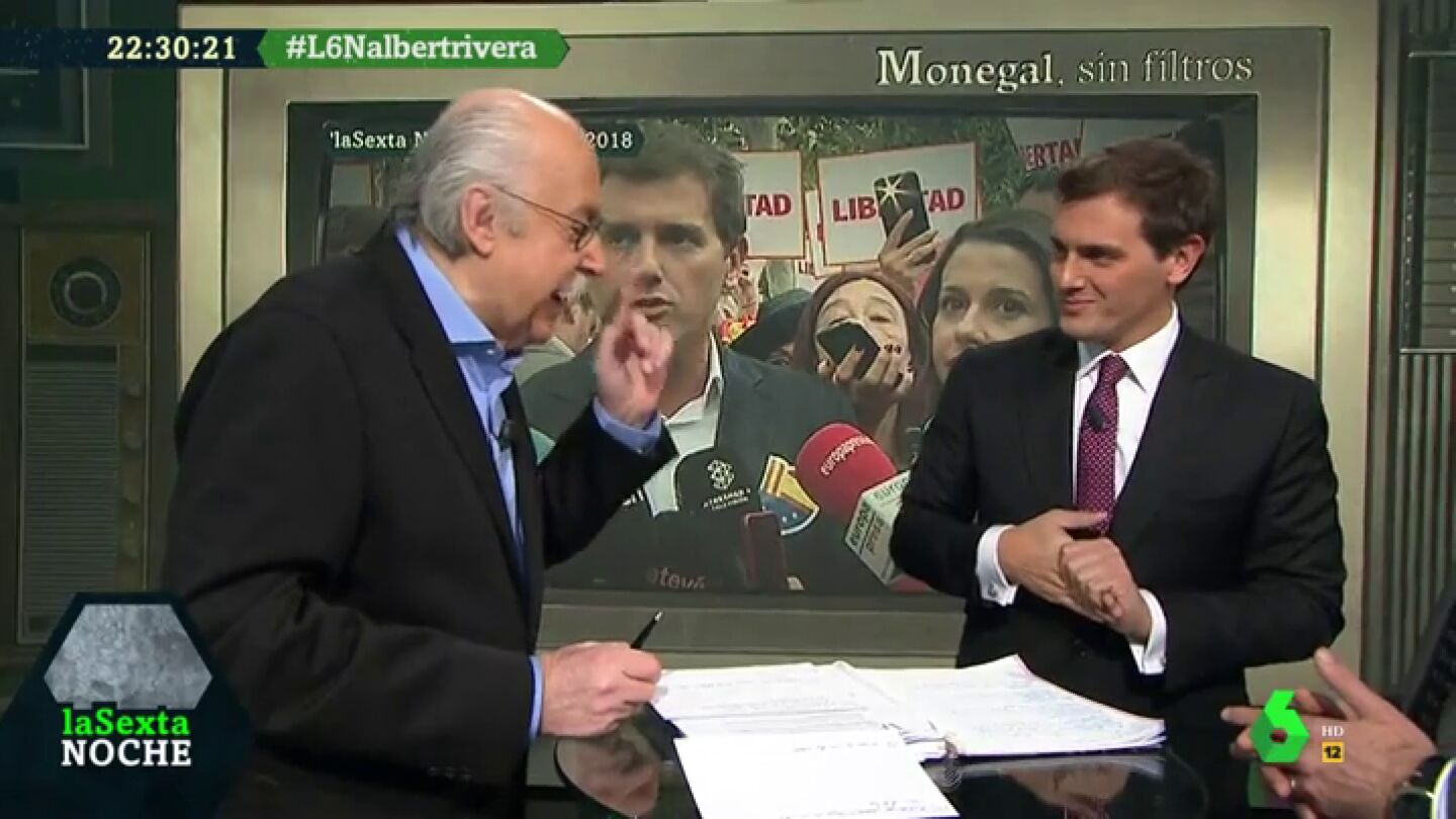 El 'enfado' de Ferr&aacute;n Monegal con Albert Rivera por quitar lazos amarillos: "In&eacute;s Arrimadas no estaba de acuerdo"