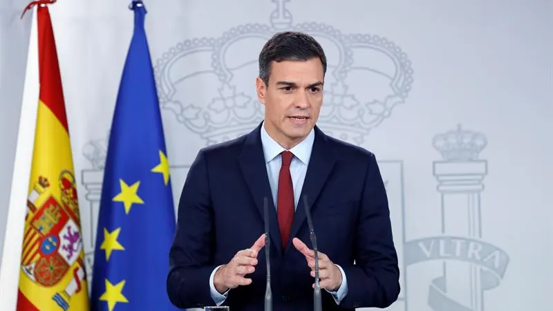 El presidente del Gobierno, Pedro Sánchez