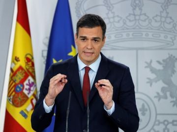 Pedro Sánchez en una comparecencia ante los medios (Archivo) Pedro Sánchez en una comparecencia ante los medios (Archivo)
