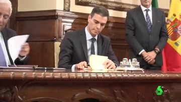 El presidente del Gobierno, Pedro Sánchez