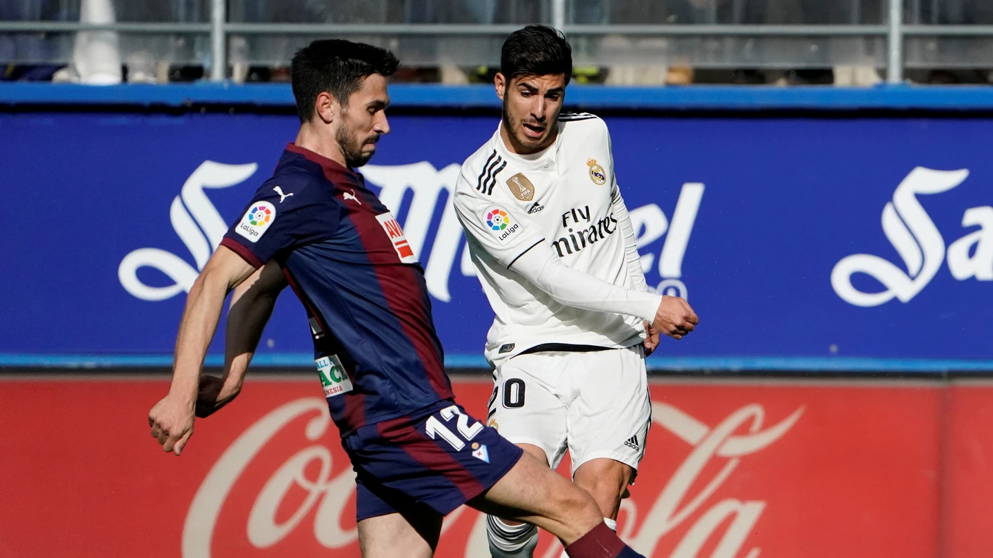 Momento del partido entre Eibar y Real Madrid Momento del partido entre Eibar y Real Madrid
