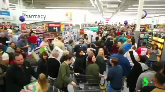 Imagen de las aglomeraciones en EEUU por el Black Friday Imagen de las aglomeraciones en EEUU por el Black Friday