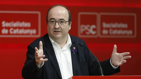 El secretario del PSC, Miquel Iceta. Miquel Iceta durante un acto del PSC