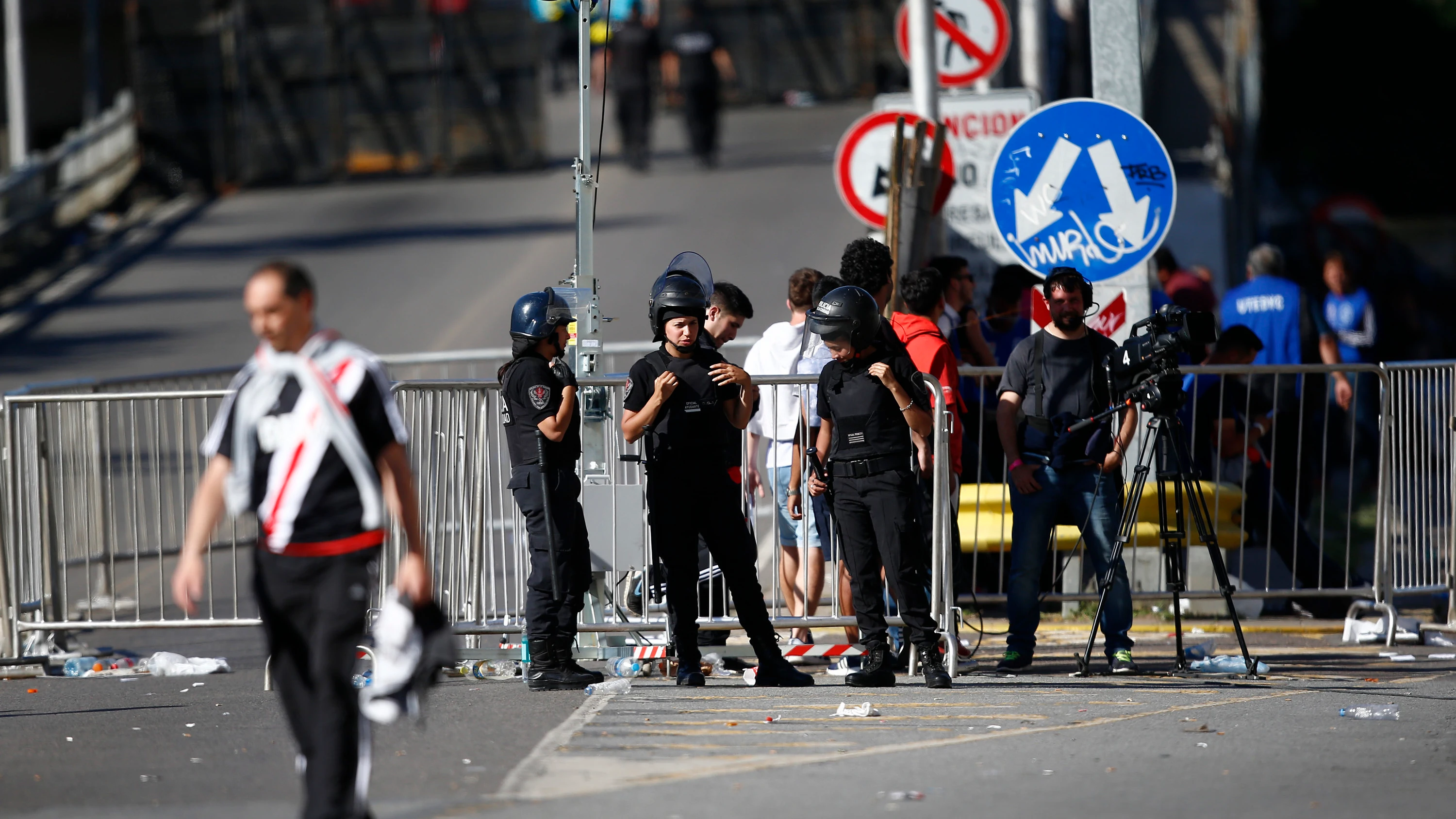 La Policía rodea el estadio Monumental de River Plate