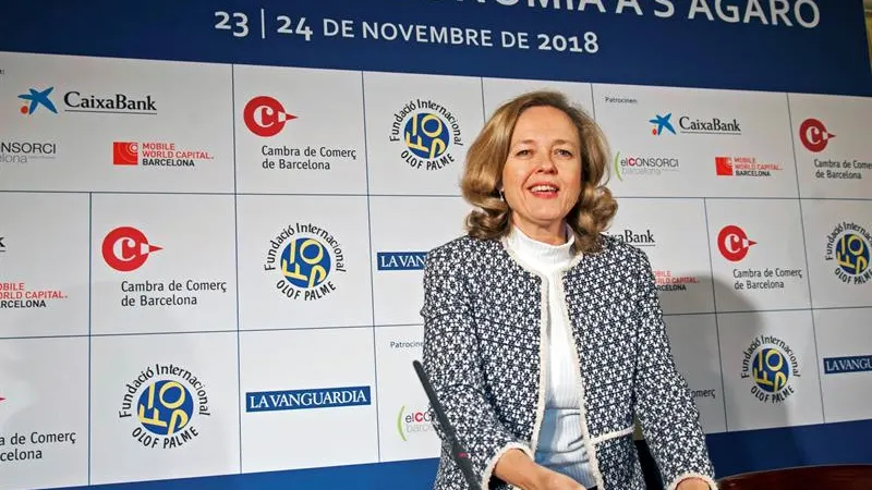 La ministra de Economía, Nadia Calviño