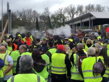 Protestas en Marsella contra la subida de los carburantes Protestas en Marsella contra la subida de los carburantes