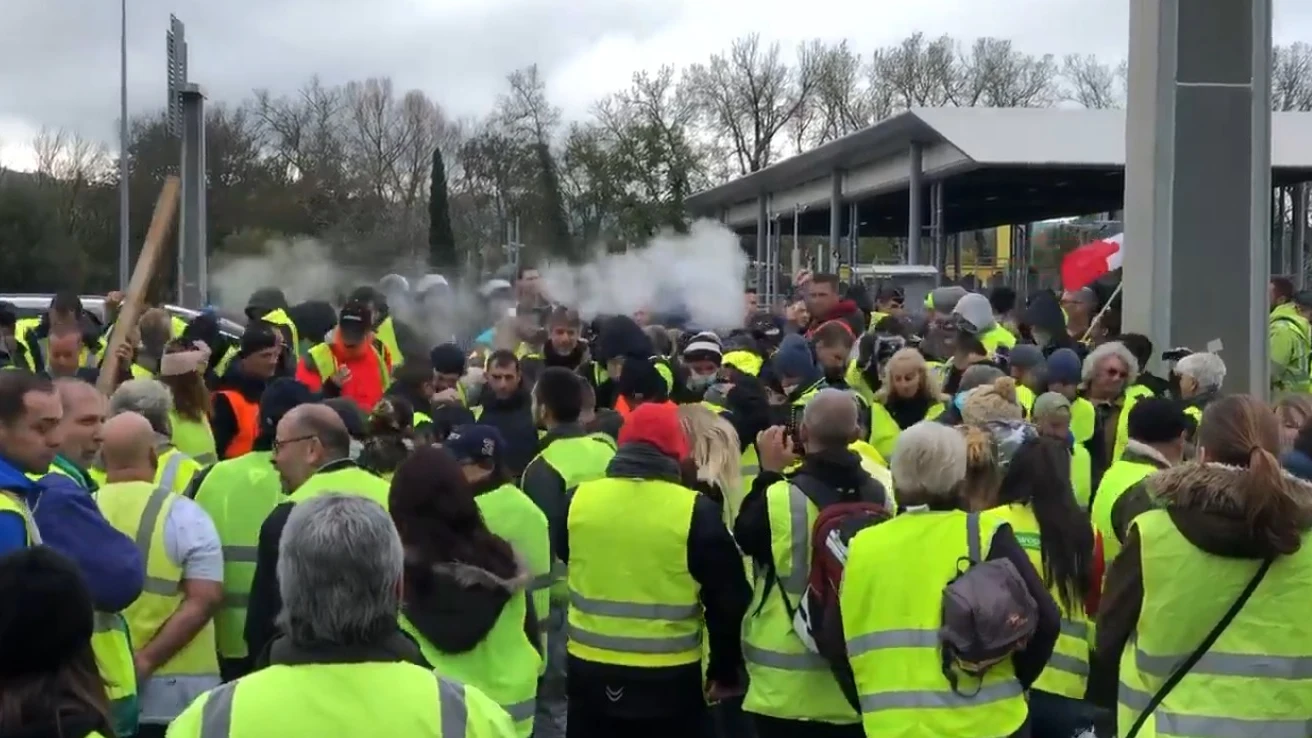 Protestas en Marsella contra la subida de los carburantes