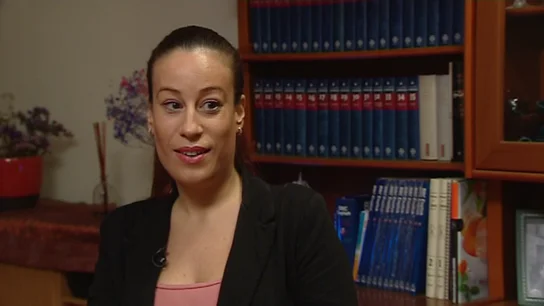 Celia perdió la visión después de que le retirasen unos implantes oculares defectuosos. INFORME IMPLANTES