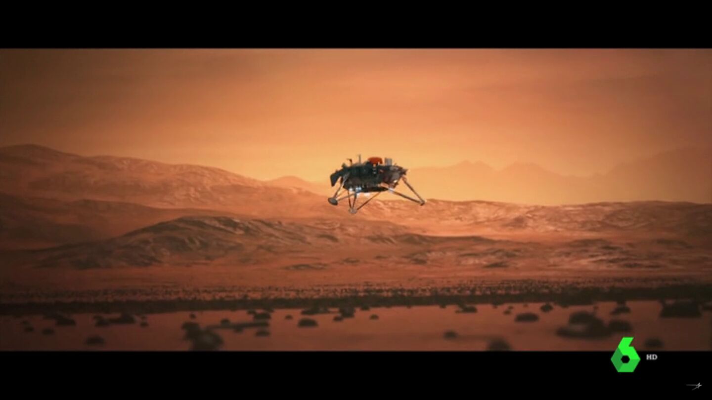 &iquest;Lograr&aacute; superar los "siete minutos de terror"? El InSight llega a Marte para estudiar el misterioso interior del planeta rojo