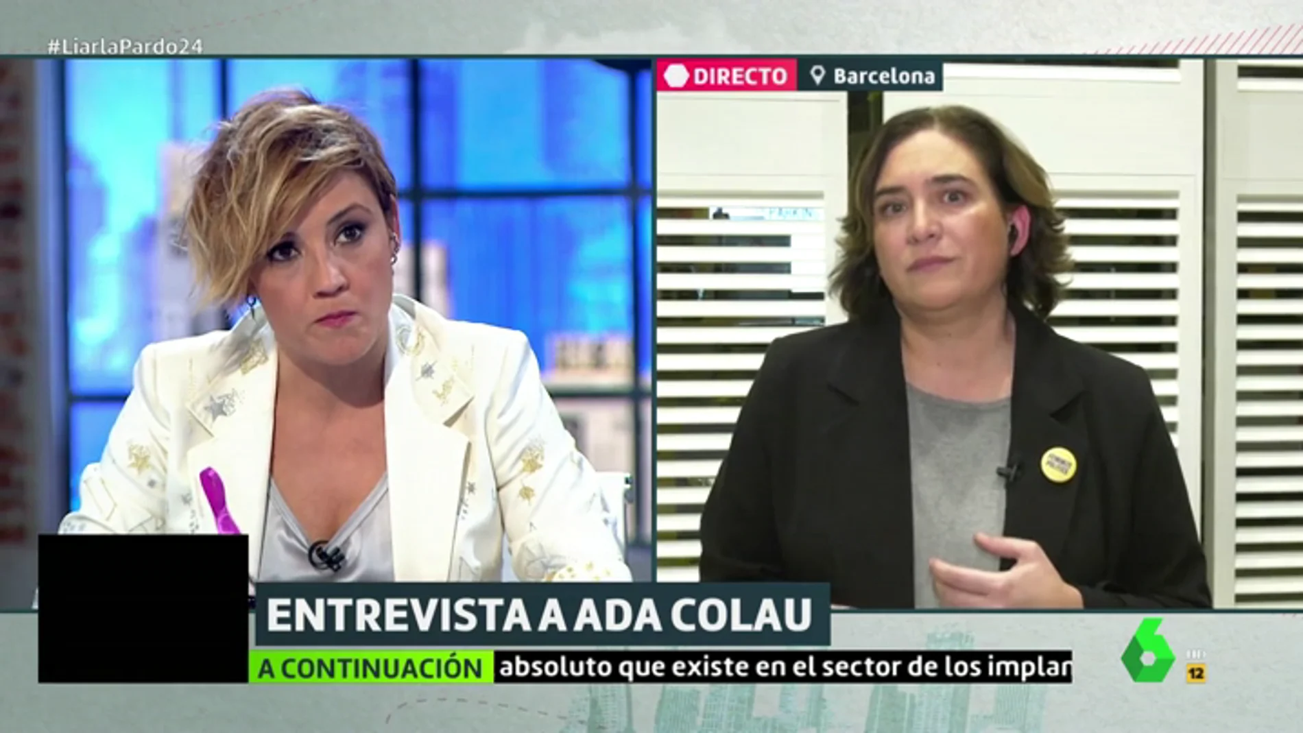 Ada Colau, la alcaldesa de Barcelona
