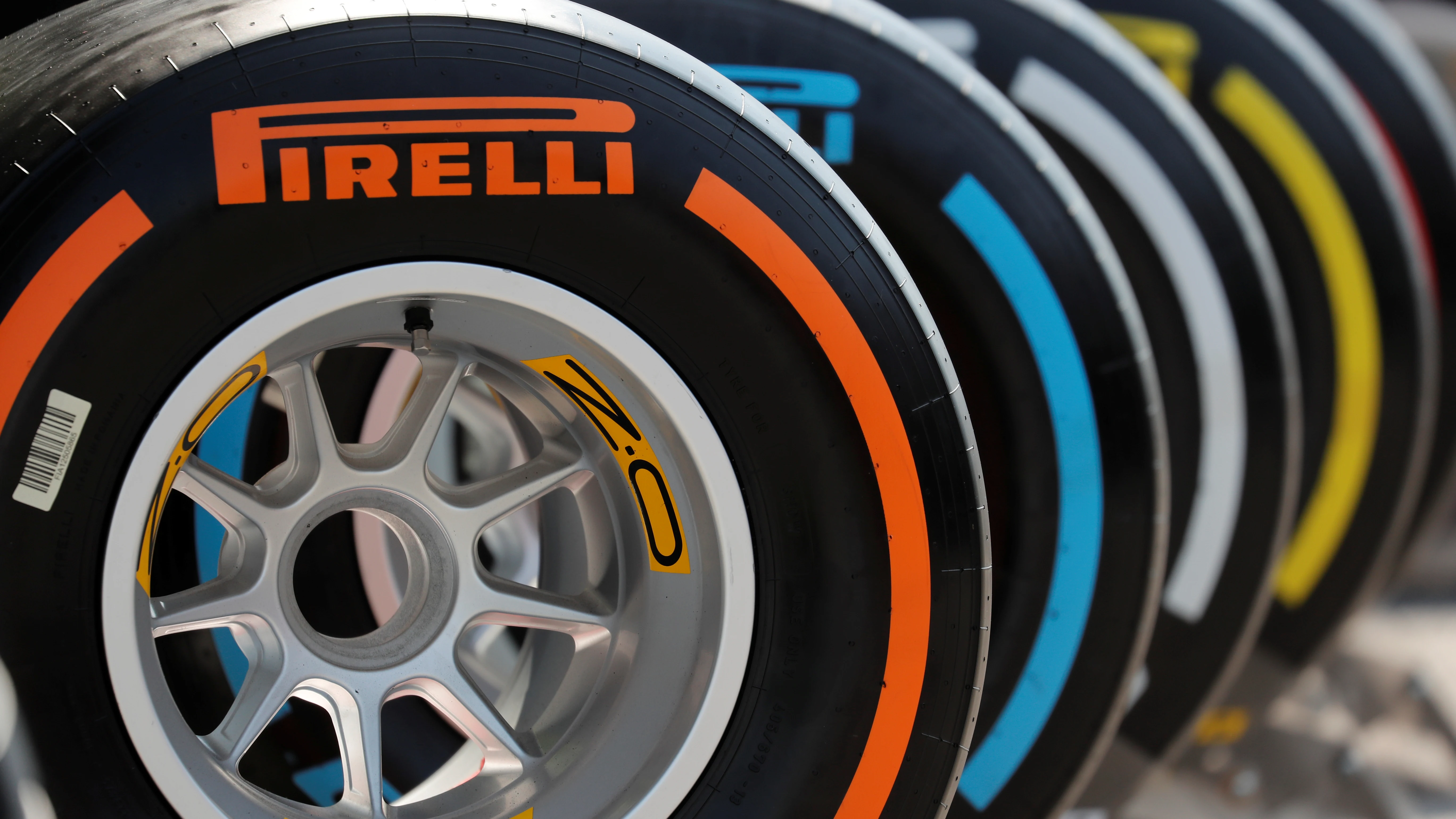 Los neumáticos Pirelli, antes de un Gran Premio