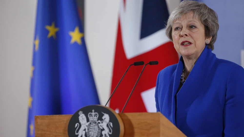 La primera ministra británica, Theresa May