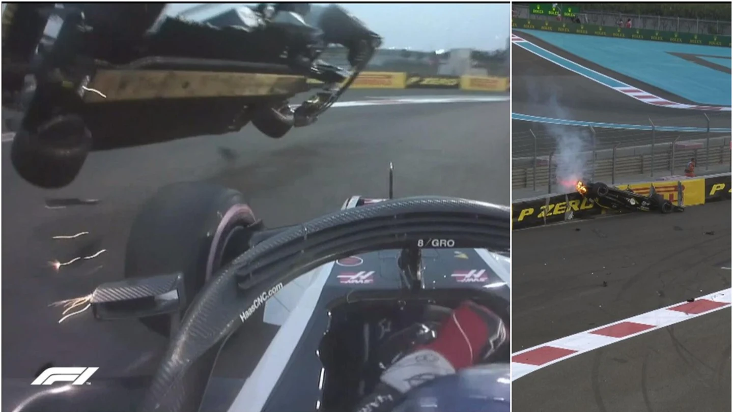 El espectacular accidente de Hulkenberg El espectacular accidente de Hulkenberg