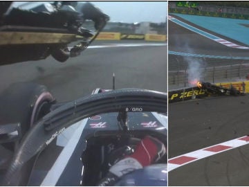 El espectacular accidente de Hulkenberg El espectacular accidente de Hulkenberg