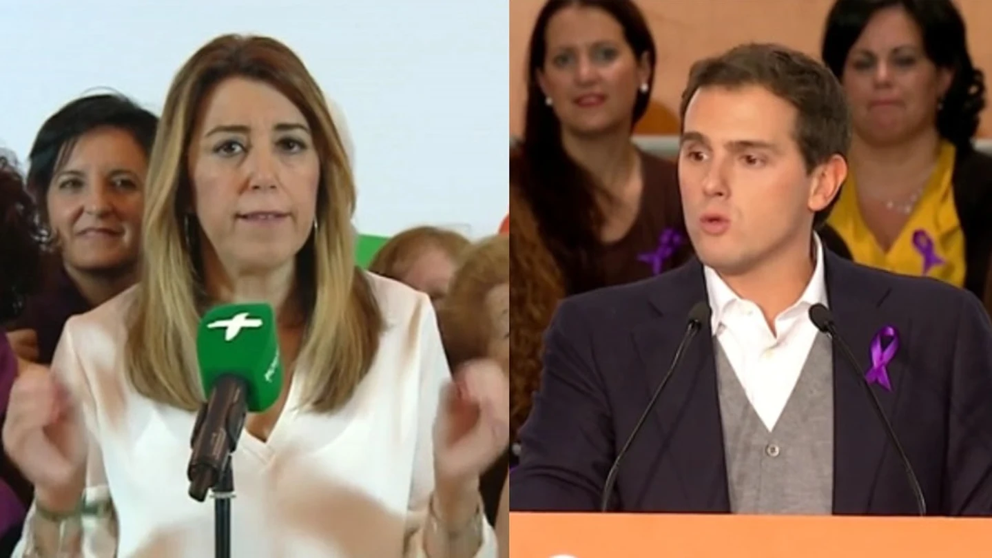 Susana Díaz y Albert Rivera Susana Díaz y Albert Rivera